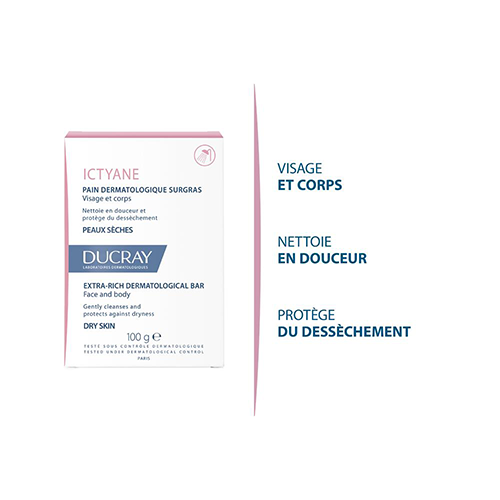 Ducray Ictyane Pain Surgras 100g 2